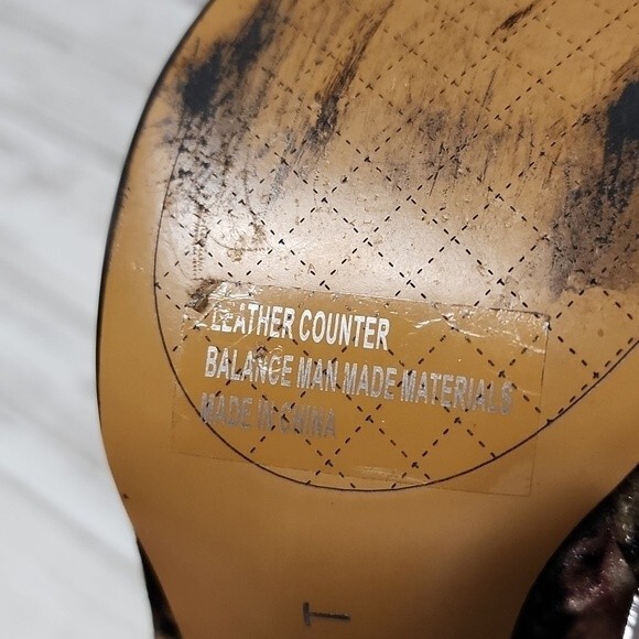 Report Floral Velour Liria stacked heel Size 7.5 - Picture 11 of 11